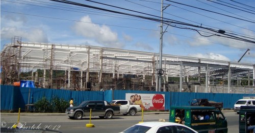 s and r shopping center davao under construction