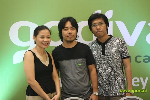 Davao Portal Team with Ms. Ella Bugayong-Pabellano, Marketing Services Manager of Godiva