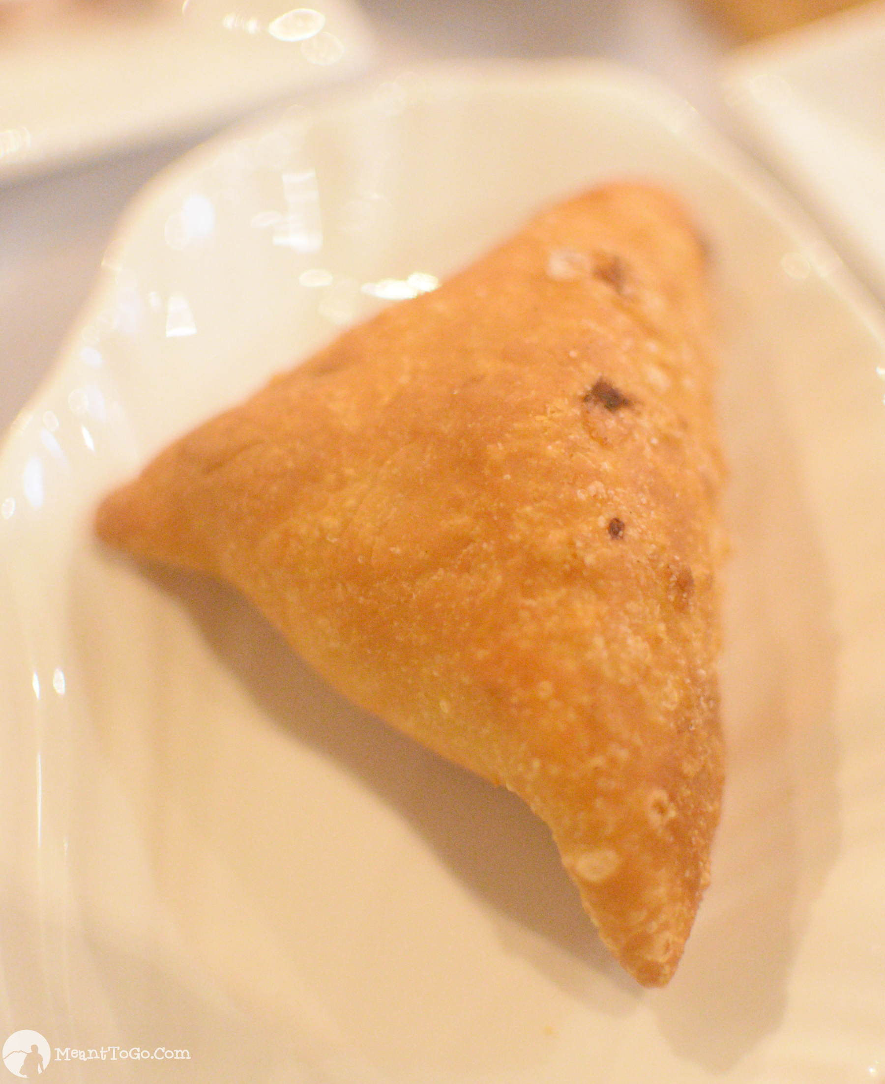 Samosa served at The 5S Box Indian Restaurant in Davao City