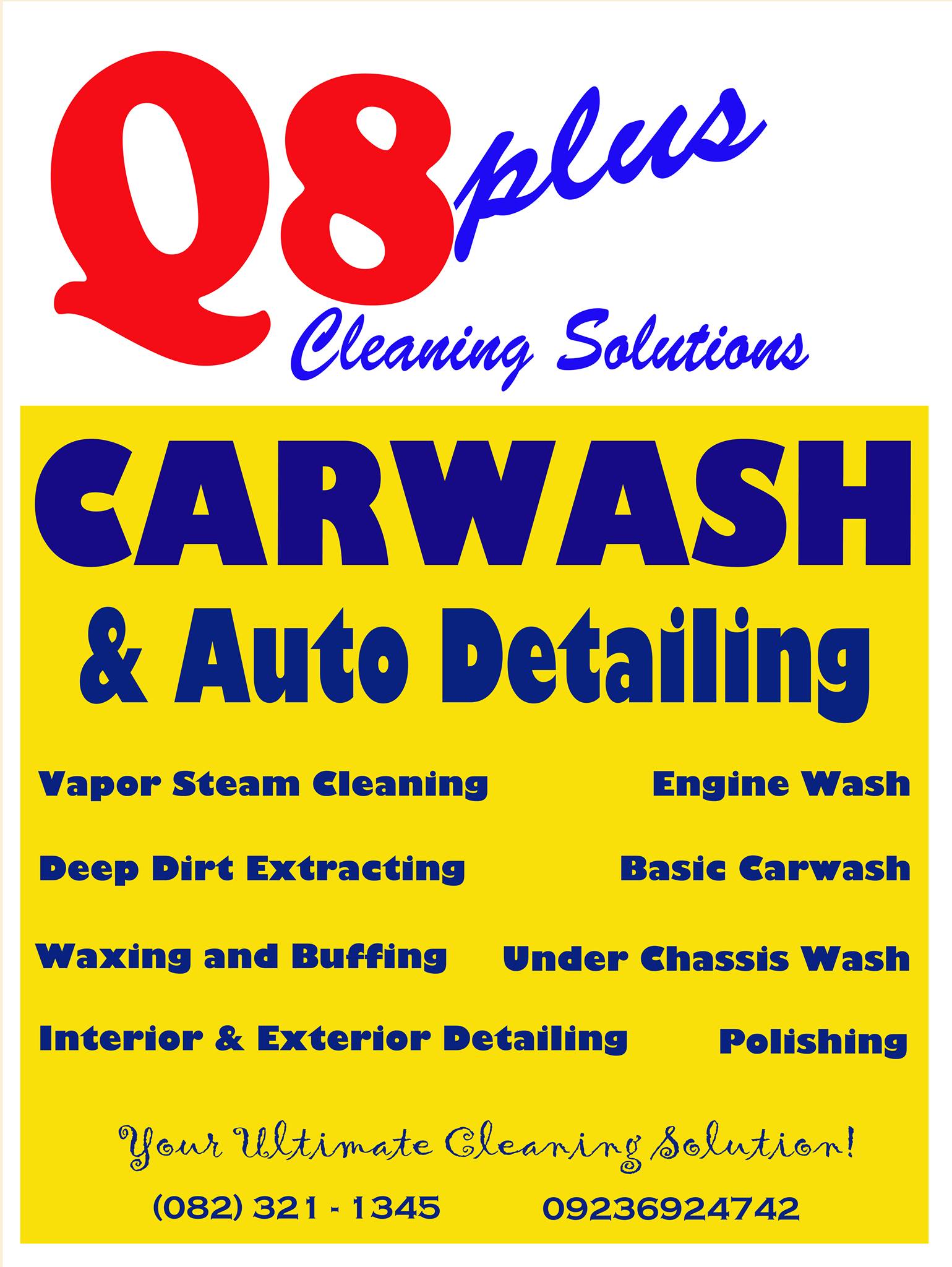 Q8 Plus Car wash & Auto Detailing. 1 PROFILE