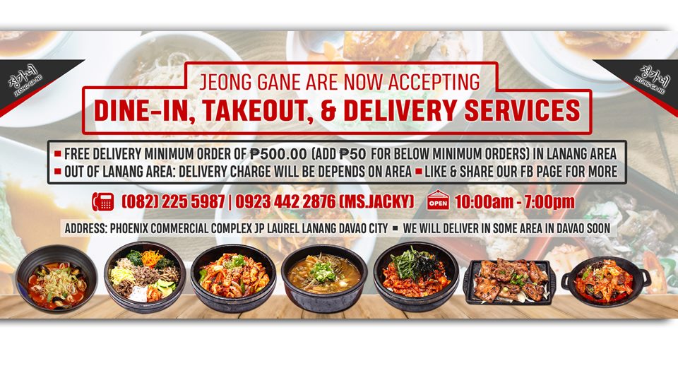 JEONG GANE Korean Restaurant 2 BANNER